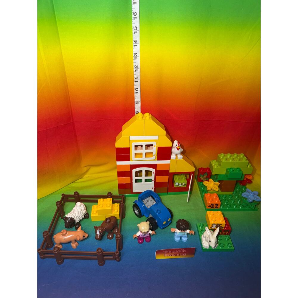 Lego Duplo Barn w/ Tractor & Farm Animals